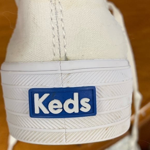 KEDS platform triple up sneakers size 7.5 slight discoloration see pics#7/8 - Picture 10 of 12